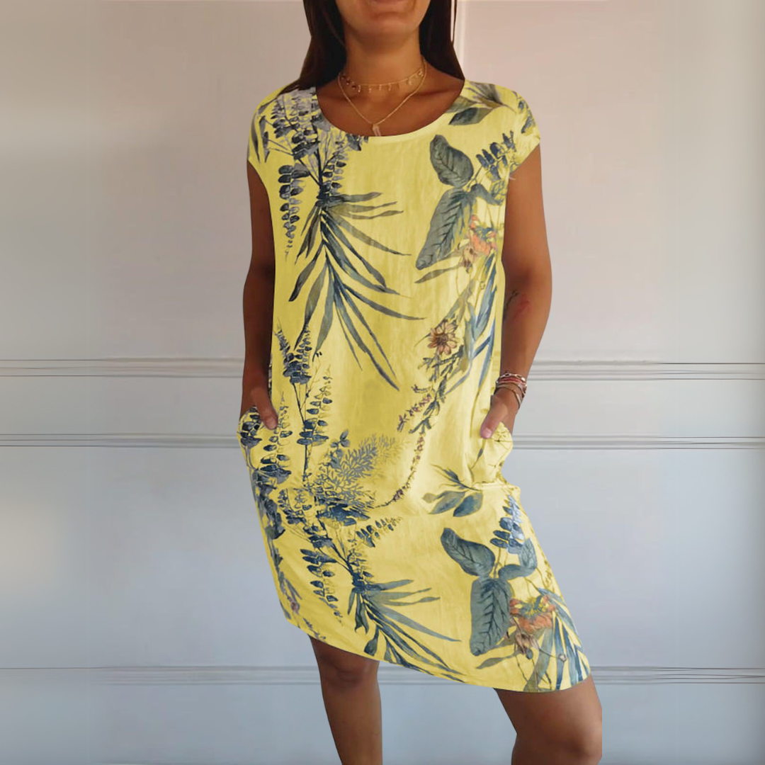 Comfortabele Jurk met ronde hals