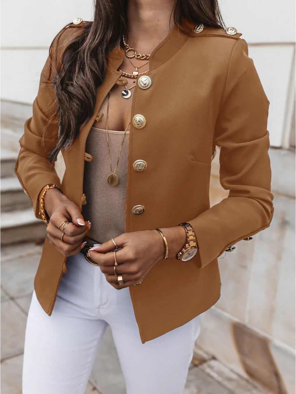 Belle™ | Women's Luxury Button Coat
