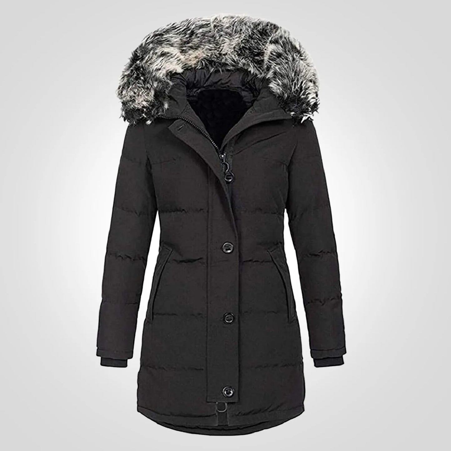 Jessica™ | Thick Comfortable Warm Coats with Faux Fur
