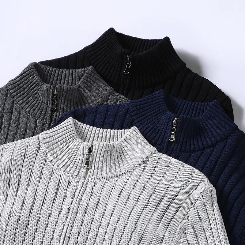 Olivers | Cool knitted sweater with zipper