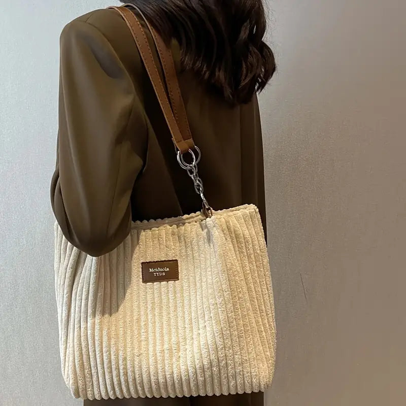 Valerie™ | Geribbelde tas