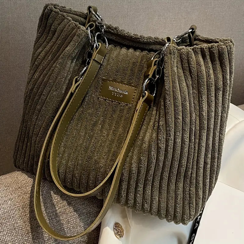 Valerie™ | Geribbelde tas