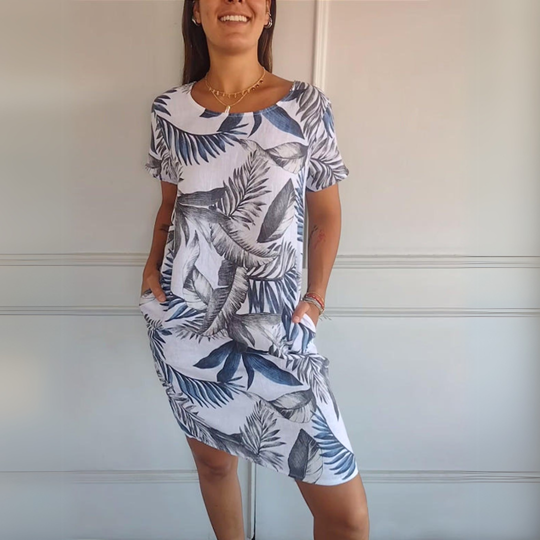 Comfortabele Jurk met ronde hals