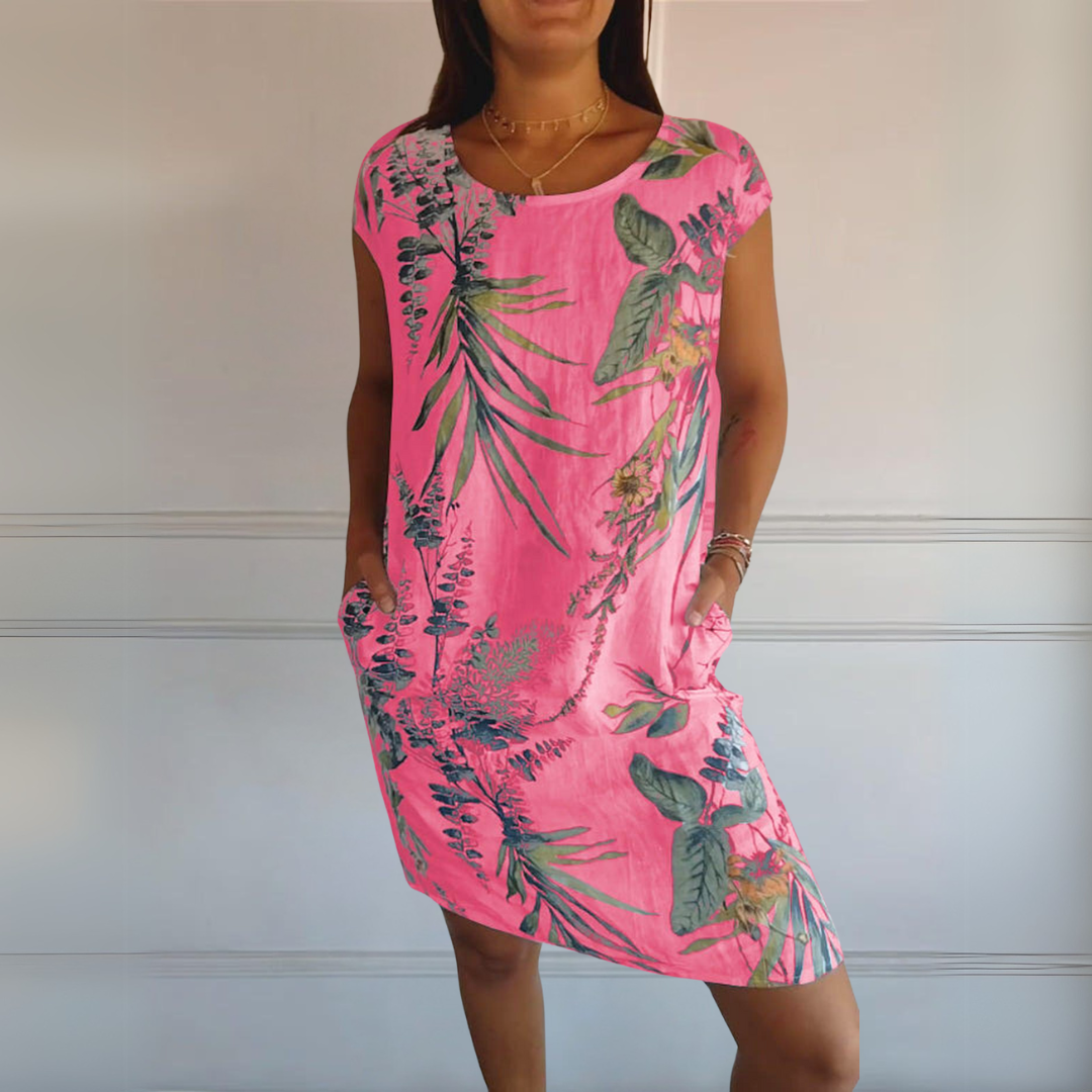 Comfortabele Jurk met ronde hals