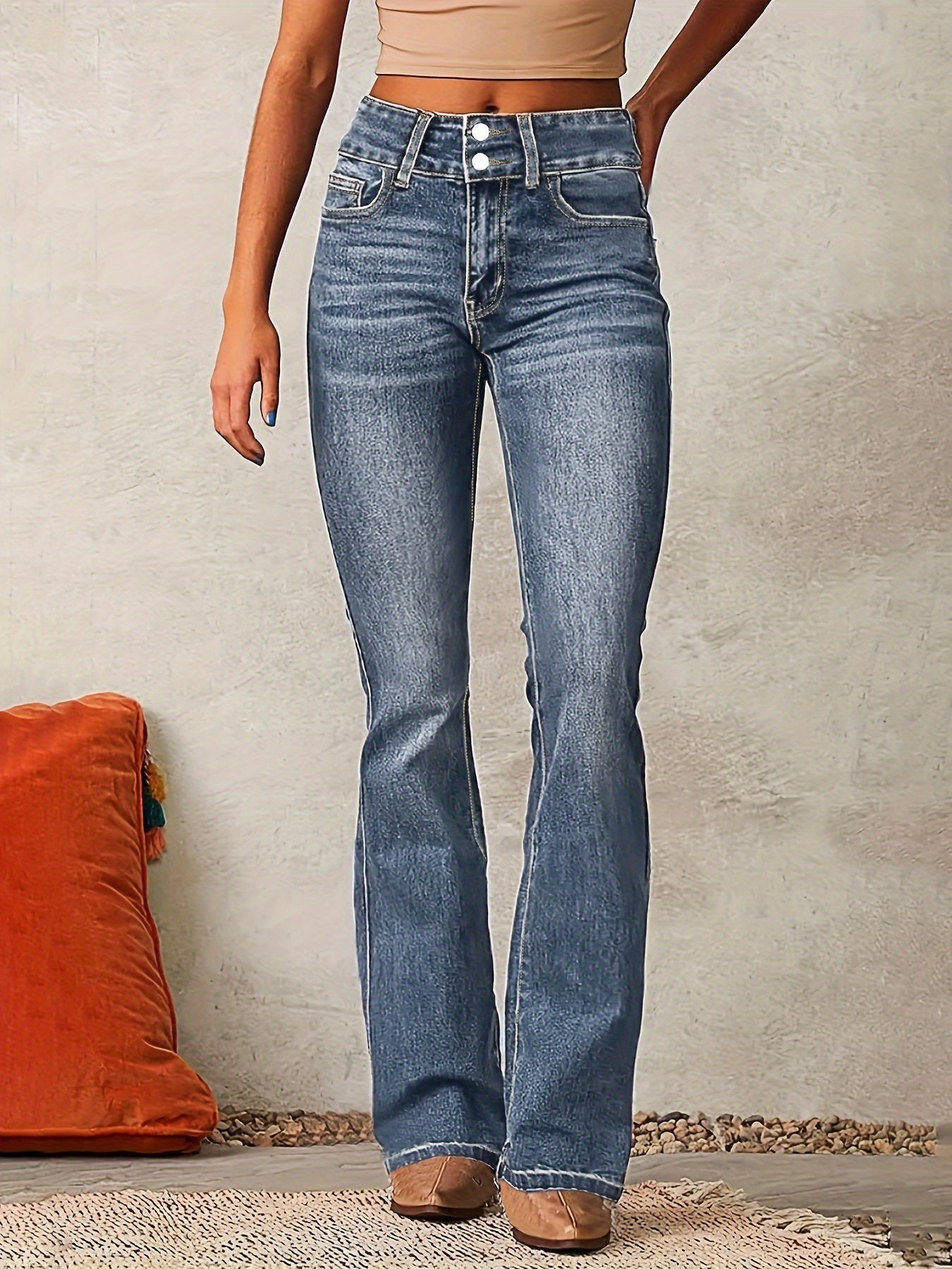 Aya™ | Flared jeans with high waist