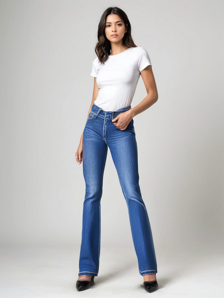 Aya™ | Flared jeans with high waist