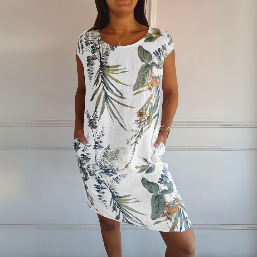 Comfortabele Jurk met ronde hals