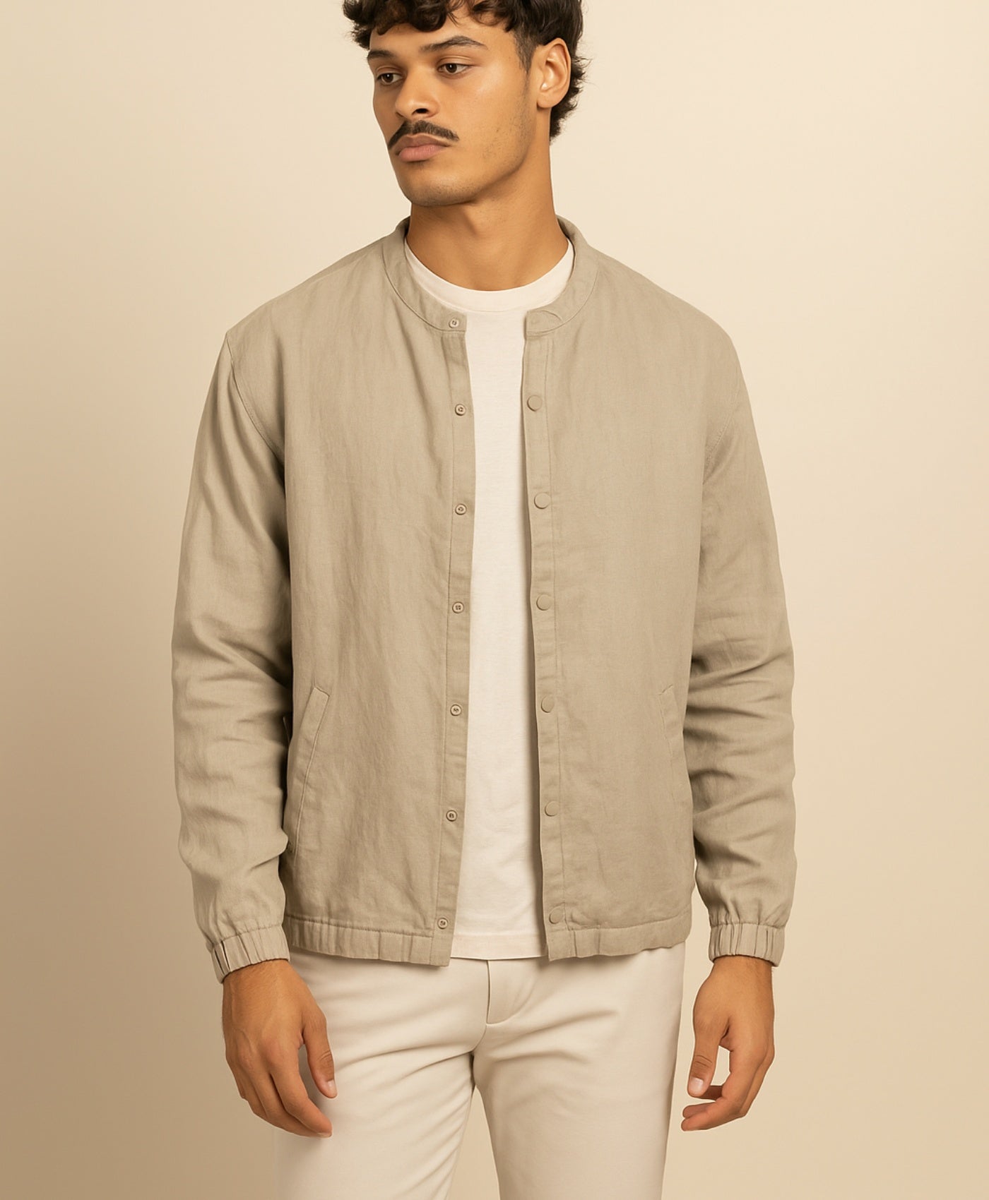 Izendoorn | Khaki  Linnen Jacket