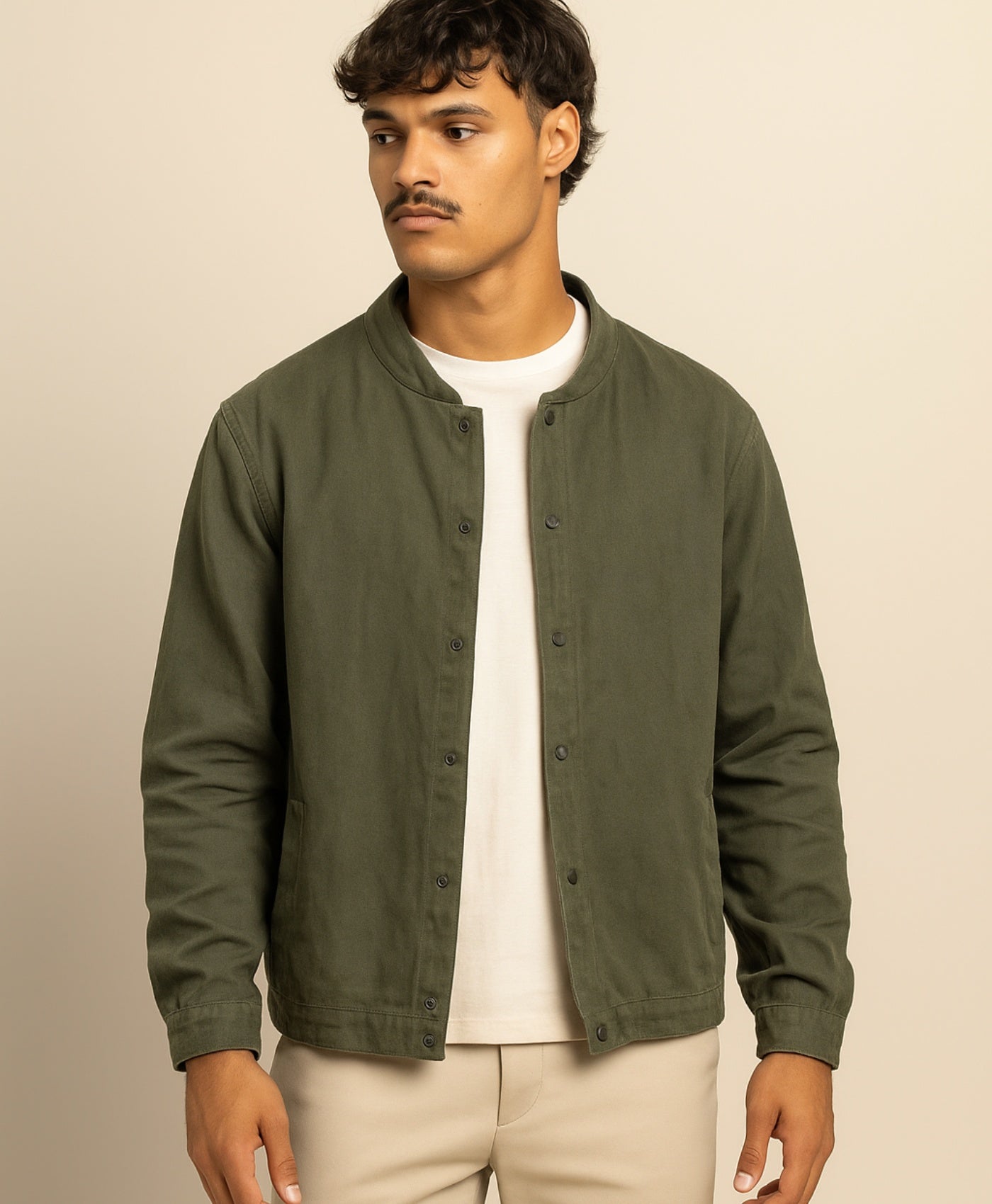 Olijf Groen Tropez Linnen Jacket