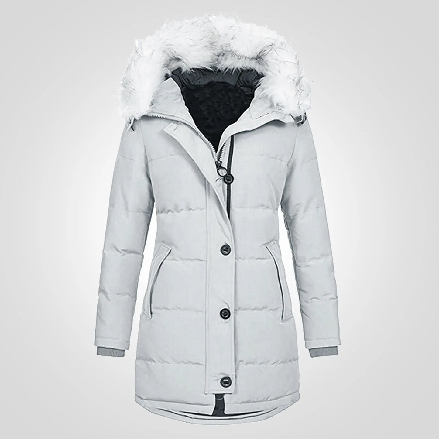 Jessica™ | Thick Comfortable Warm Coats with Faux Fur 