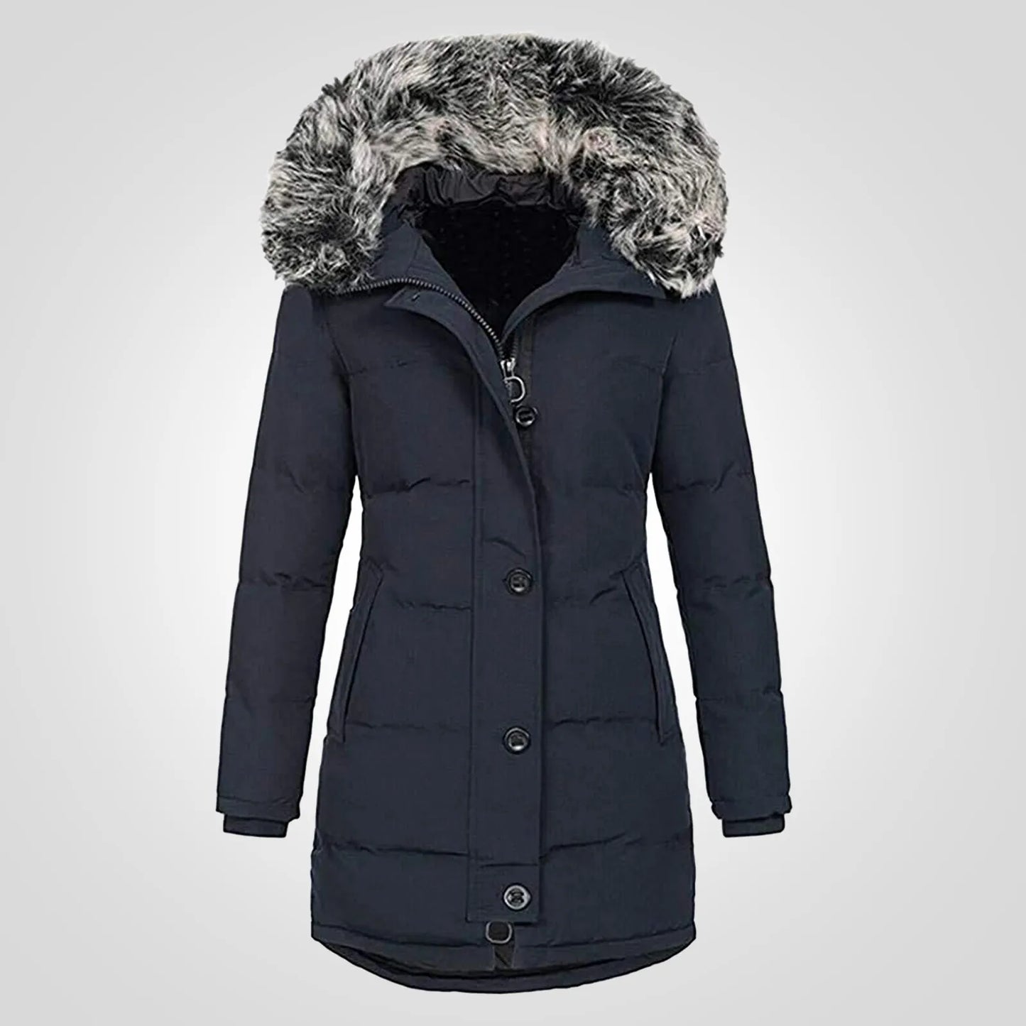 Jessica™ | Thick Comfortable Warm Coats with Faux Fur 