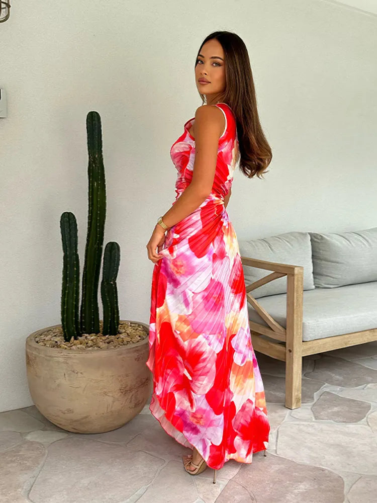 Katie™ | Geplooide Zomerjurk ( Bijna uitverkocht )