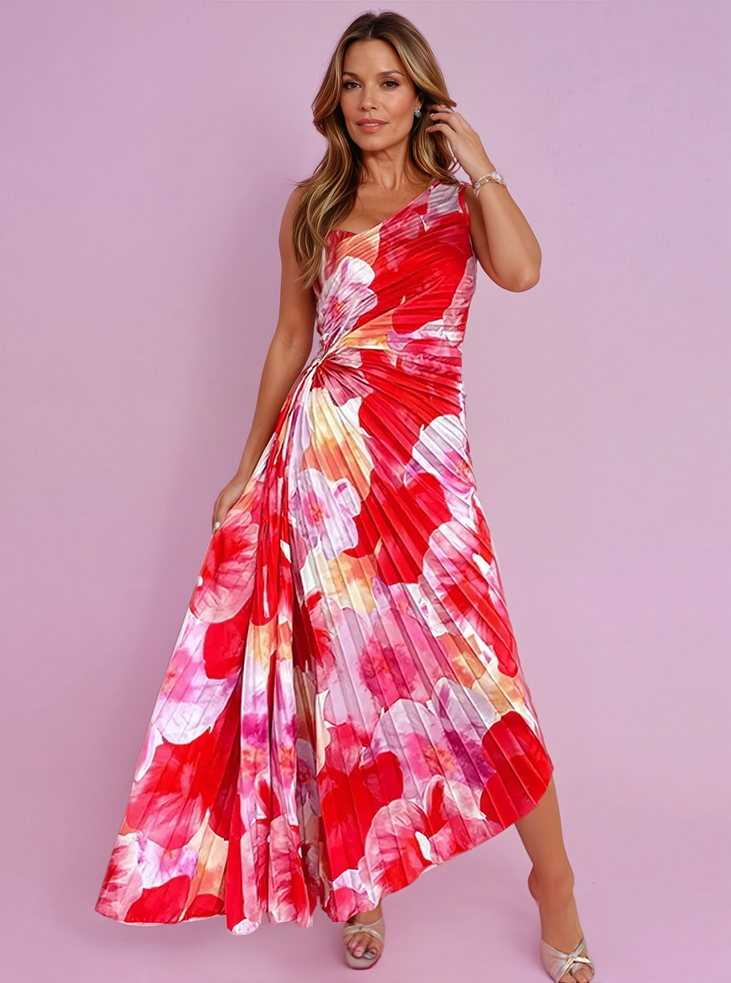 Katie™ | Geplooide Zomerjurk ( Bijna uitverkocht )