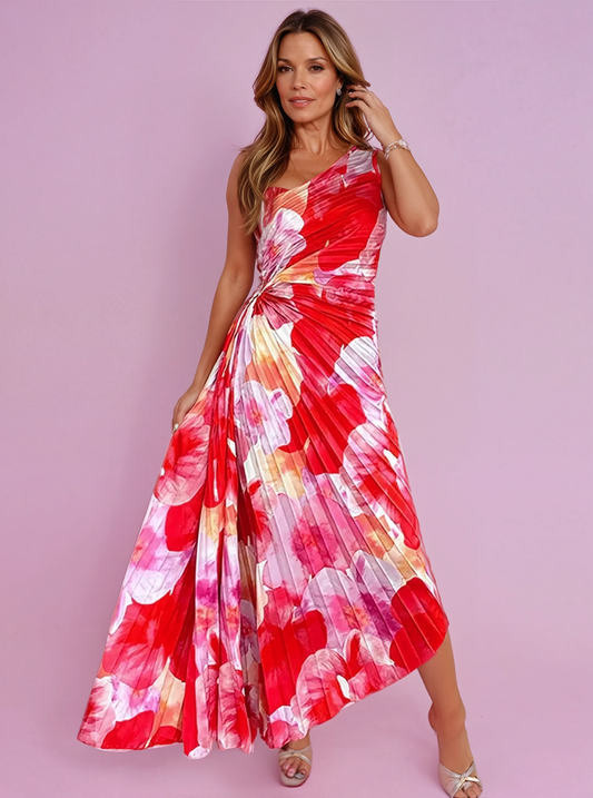 Katie™ | Geplooide Zomerjurk ( Bijna uitverkocht )