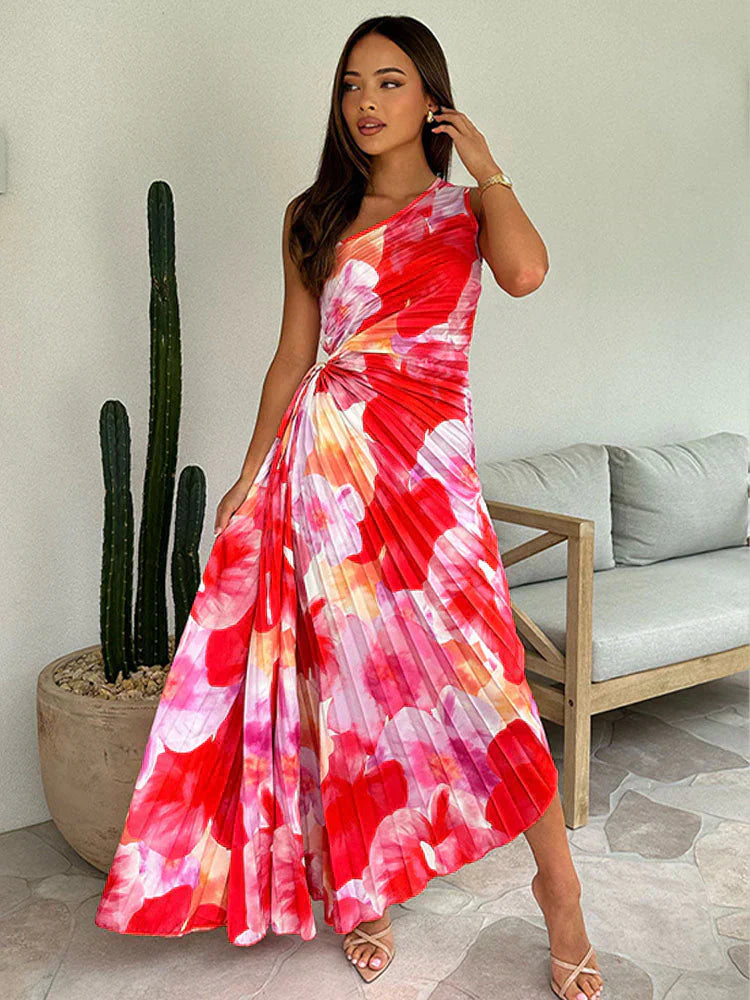 Katie™ | Geplooide Zomerjurk ( Bijna uitverkocht )