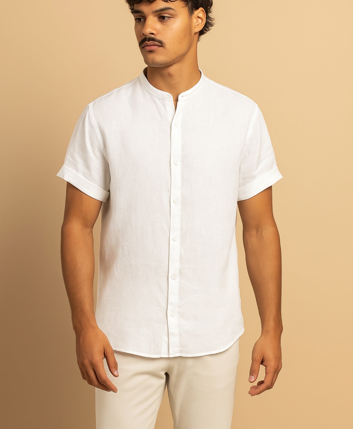 Wit Tropez Linnen Overhemd