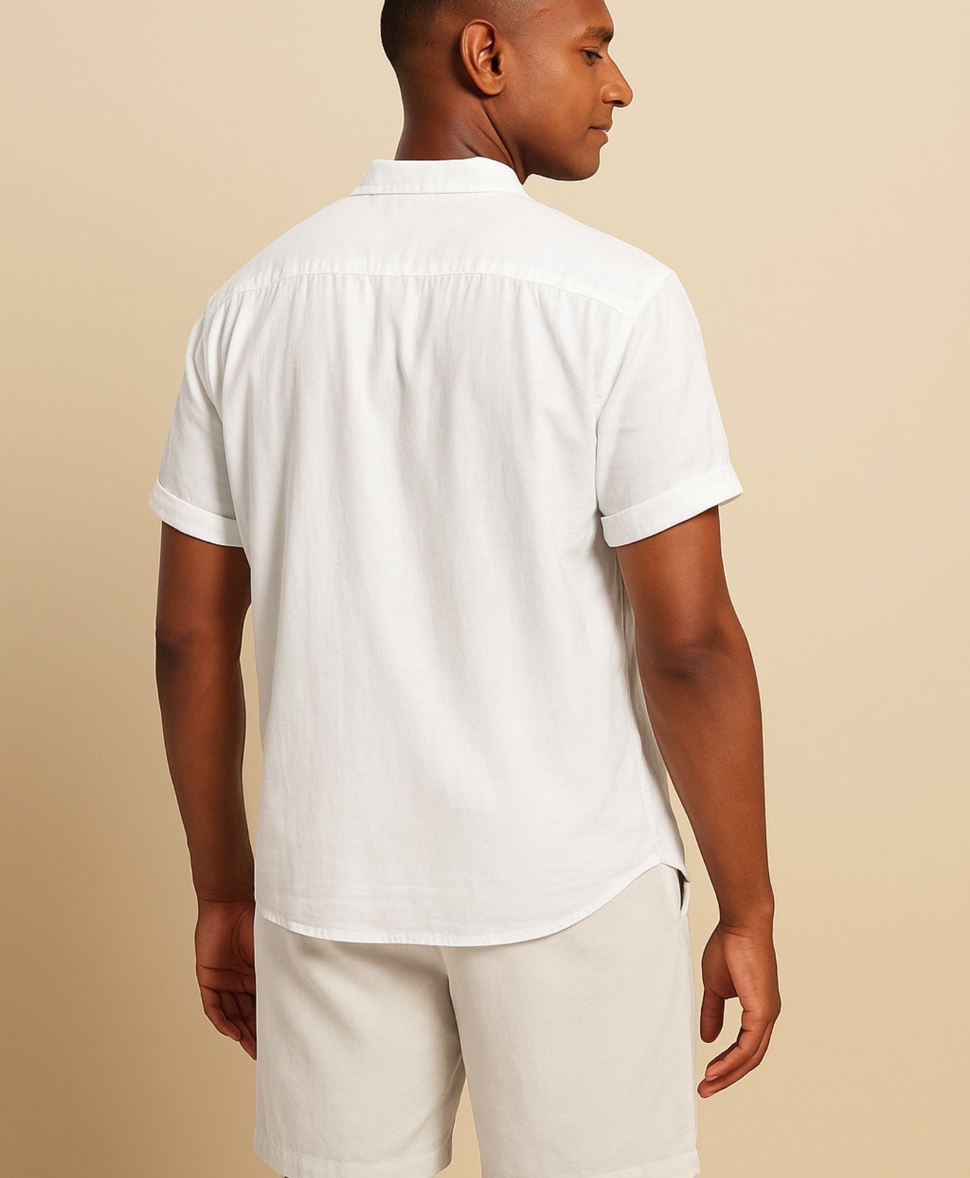 Wit Tropez Linnen Overhemd