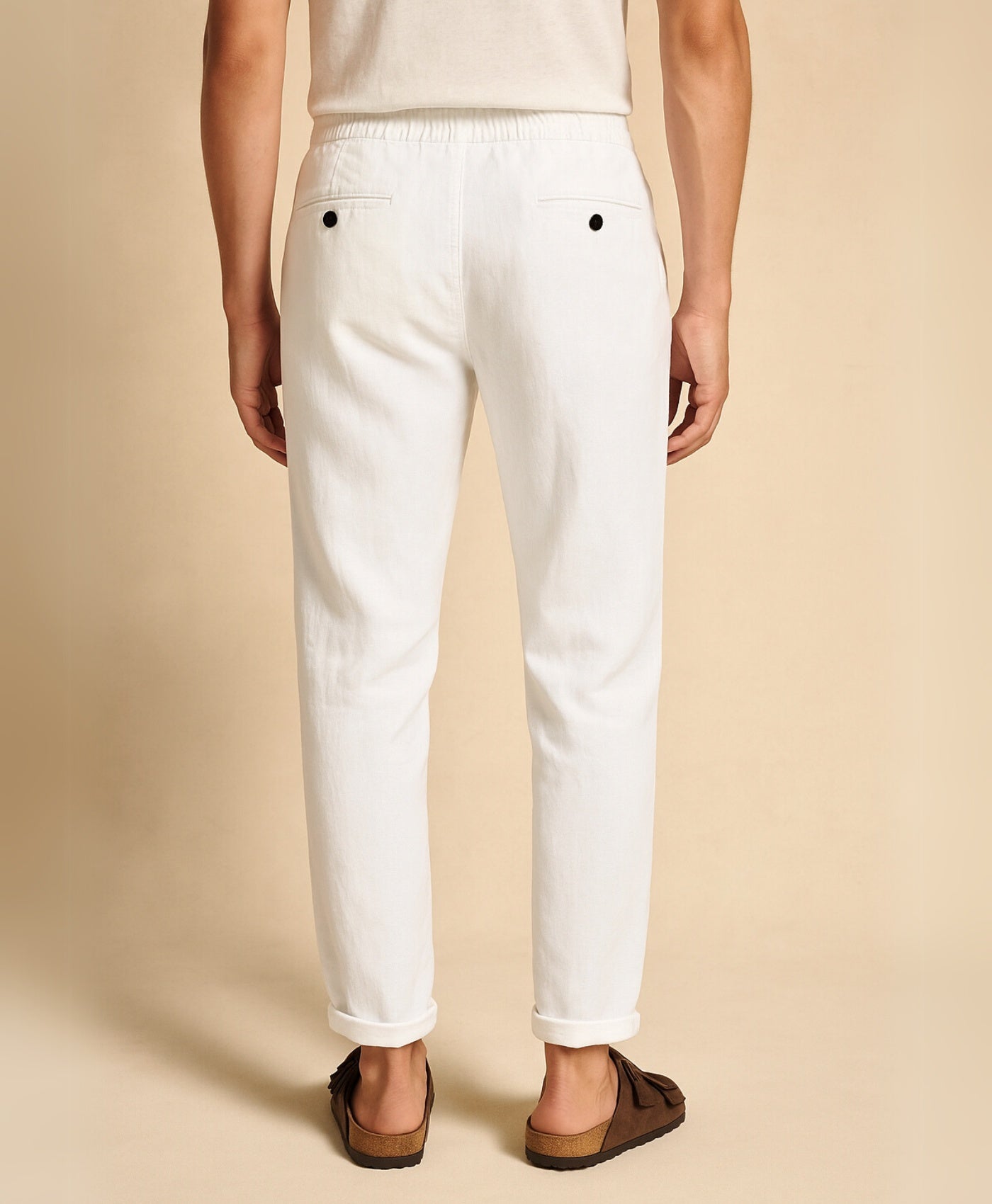 Izendoorn | Wit Linnen Broek