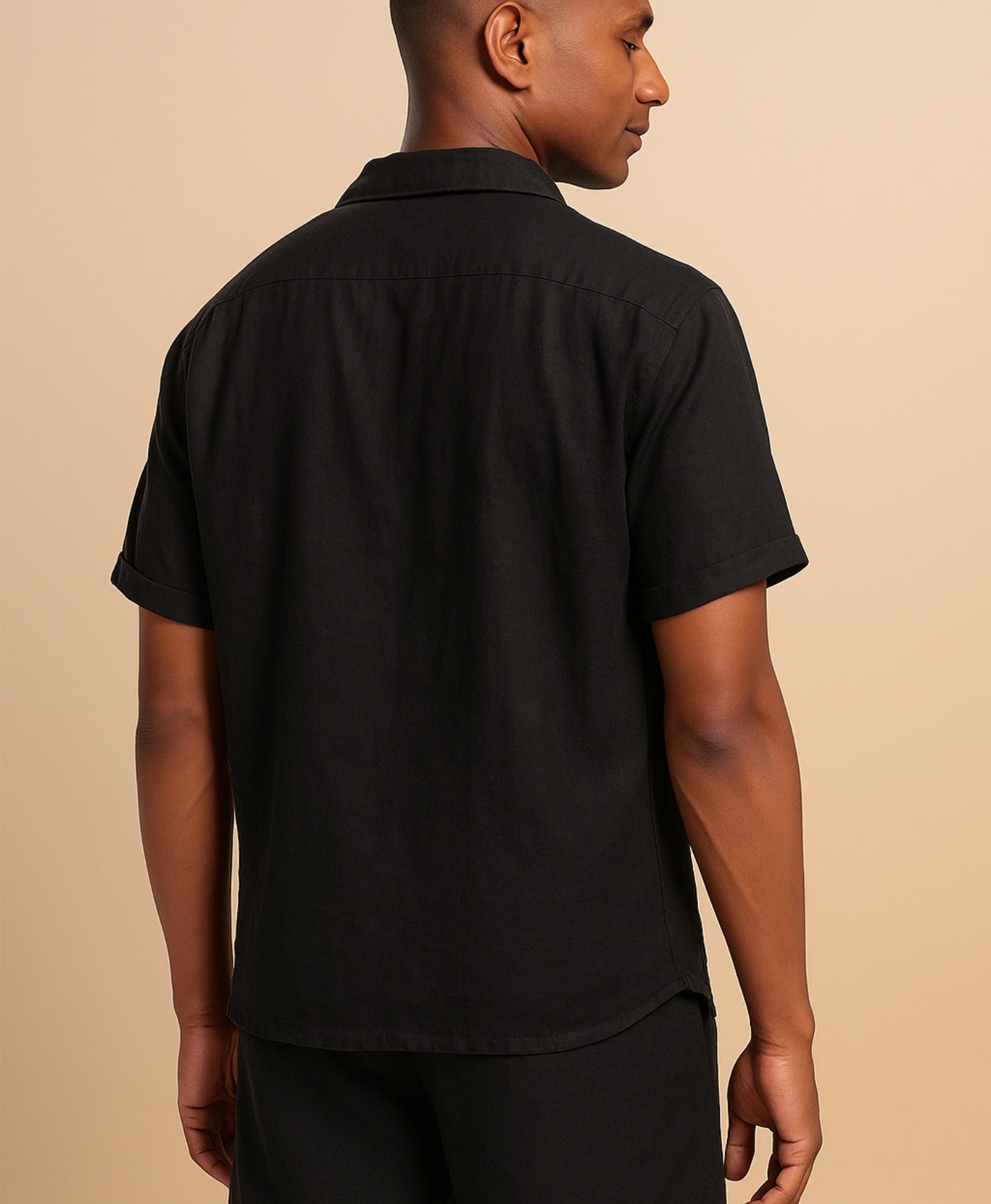 Zwart Tropez Linnen Overhemd