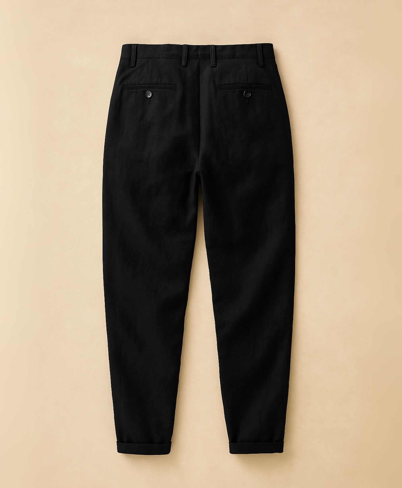 izendoorn | Zwart  Linnen Broek