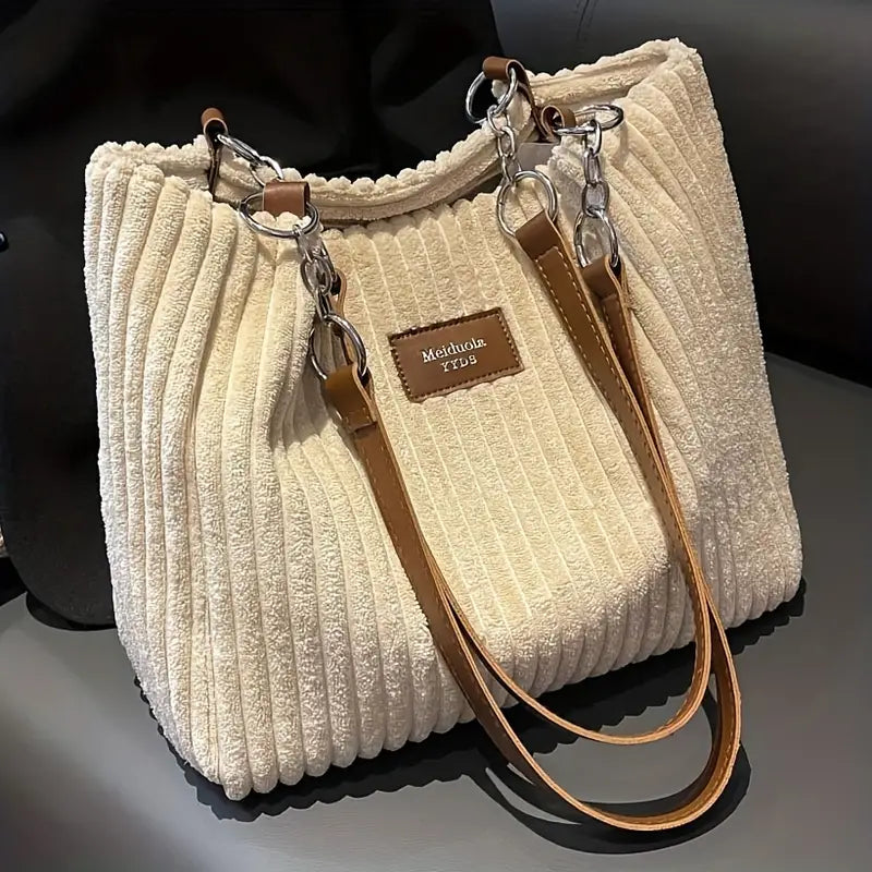Valerie™ | Geribbelde tas