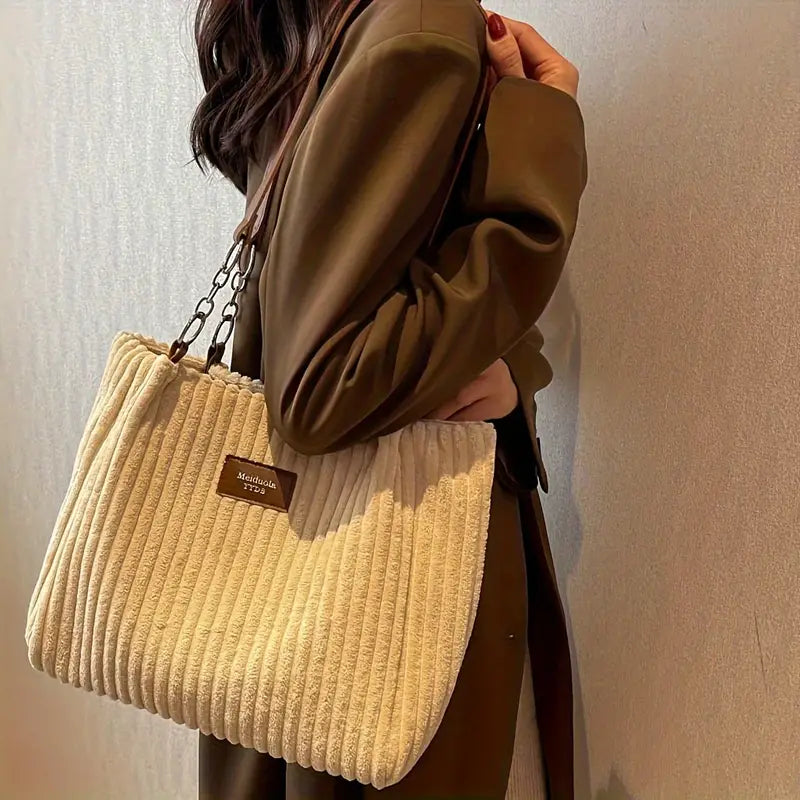 Valerie™ | Geribbelde tas