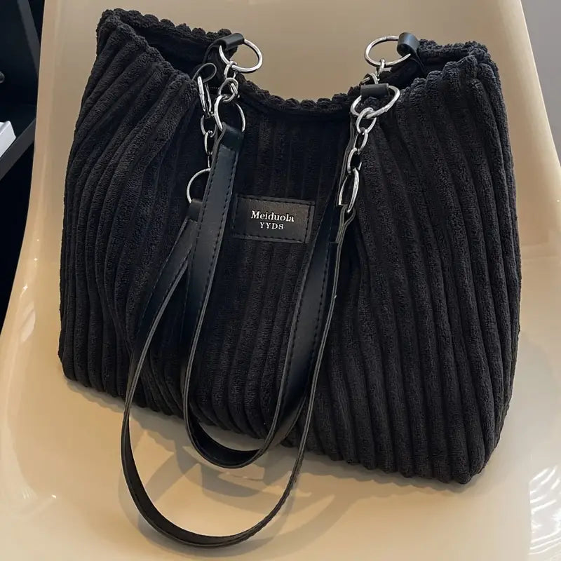 Valerie™ | Geribbelde tas