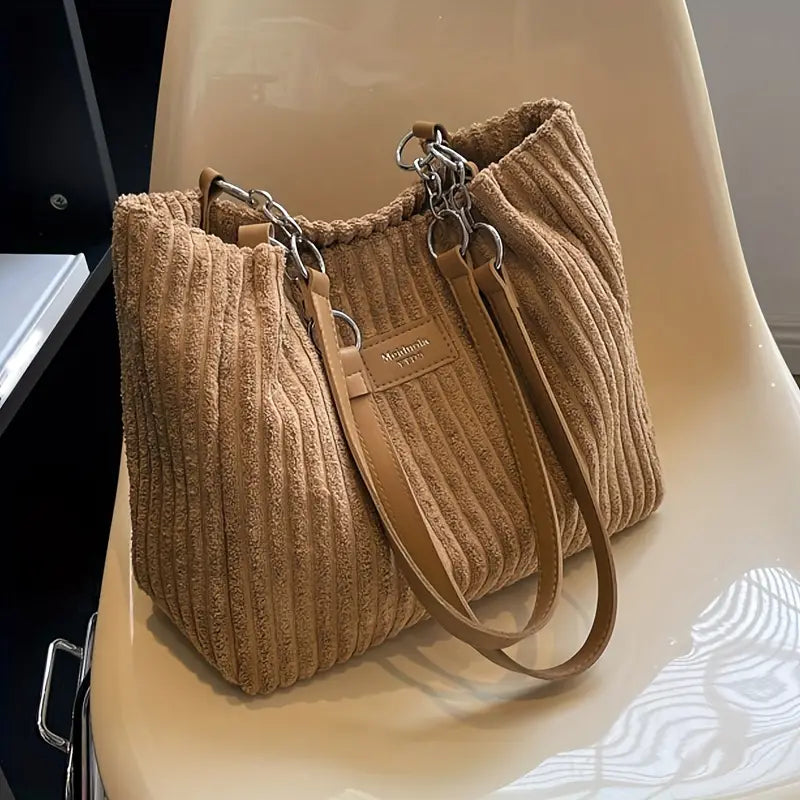 Valerie™ | Geribbelde tas