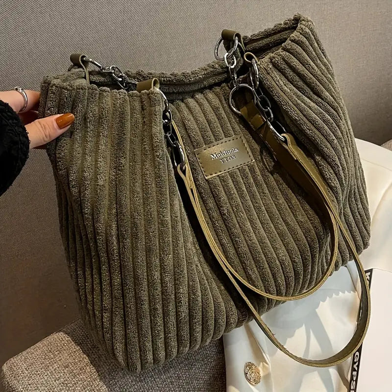 Valerie™ | Geribbelde tas